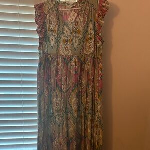 Umgee Aztec pink dress !! Never worn